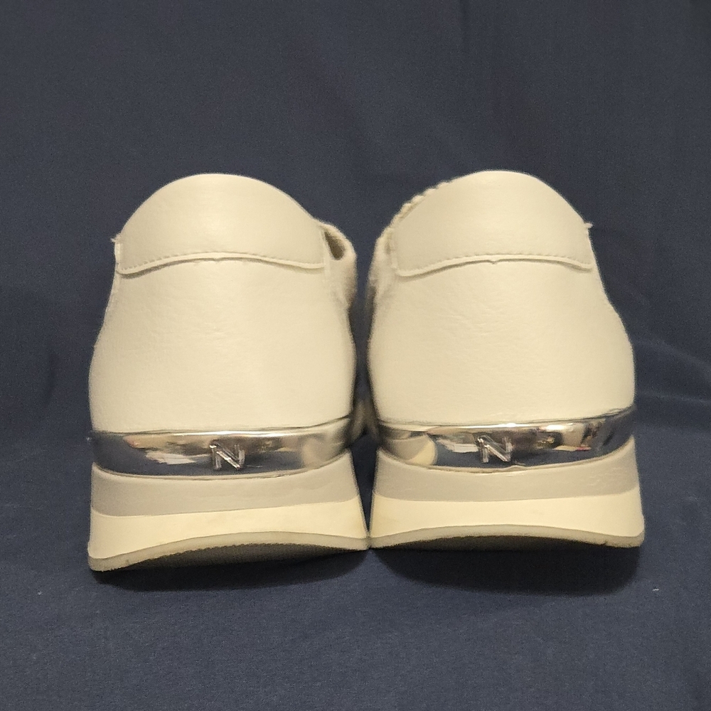 Naturalizer Lafayette Slip-on Sneakers White Fly Knit - Women's Size 8.5 - Picture 6 of 8